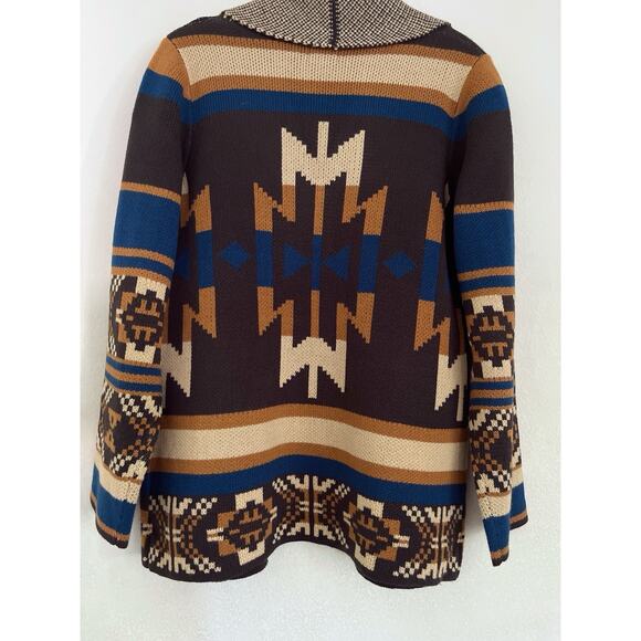 Telluride Clothing Company Open Sweater Cardigan Women M Aztec Southwestern NWT - Picture 2 of 9